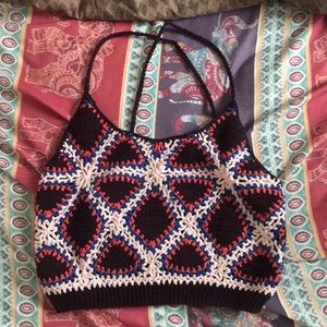 American eagle knit crop tank. Super cute!